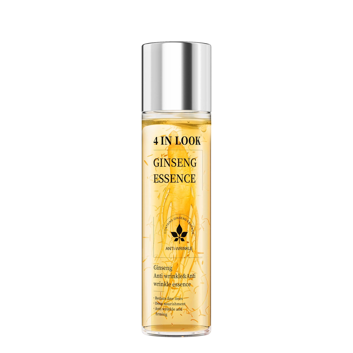 [4inlook official]Natural Ginseng Anti-Aging Hydrating Essence Water – 100% Wild Ginseng from Himalayas, Deep Moisture & Wrinkle Care for All Skin Types    Firming Skincare Serums Moisturizer Gentle（副本）